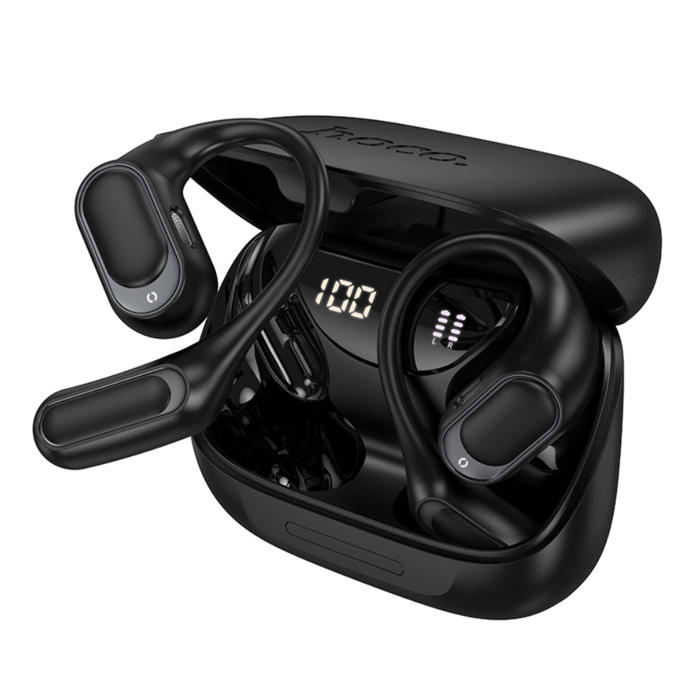 50295.jpg Wireless Hands Free Hoco EA11 Honey TWS v5.4 500mAh 8h Ώρες Λειτουργίας Μαύρα