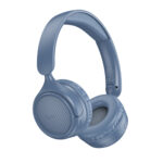 Wireless Ακουστικά Stereo Hoco W66 Wave v5.4 300mAh 32hr Χρήσης με Μικρόφωνο Μπλε