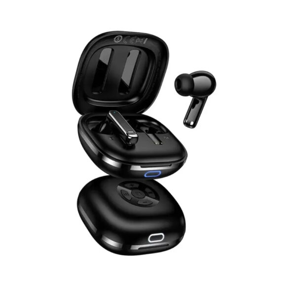Wireless Hands Free Hoco EW204 Verso TWS v6 350mAh με 4 Ώρες Λειτουργίας και Κουμπιά για Έλεγχο Μουσικής στη Θήκη Φόρτισης Μαύρα