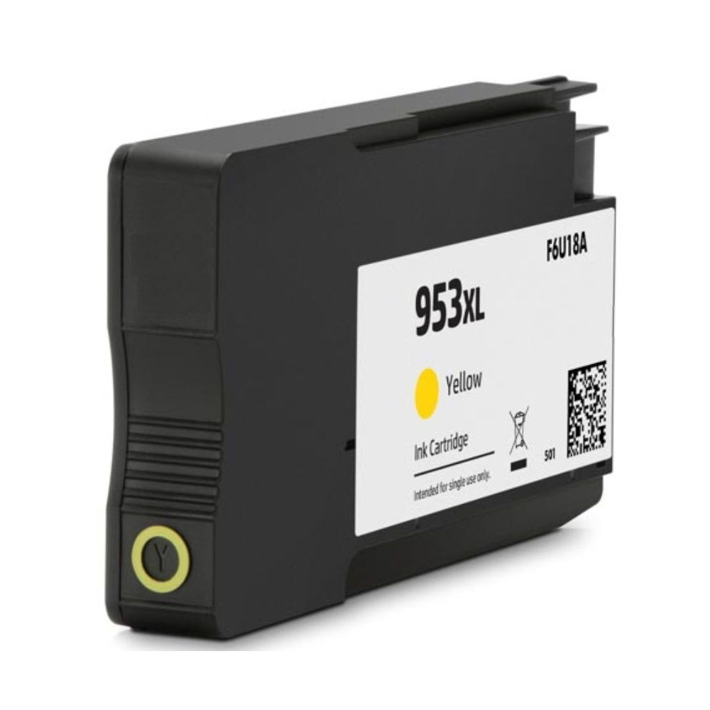 Μελάνι HP Συμβατό 953XL Updated Firmware F6U18AE Σελίδες:1450 Yellow για Officejet PRO 7720, 7730, 7740, 8210, 8218, 8710, 8715, 8716, 8720