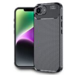 Θήκη Ancus AutoFocus Carbon Fiber για Apple iPhone 16e iPhone 17e Μαύρη