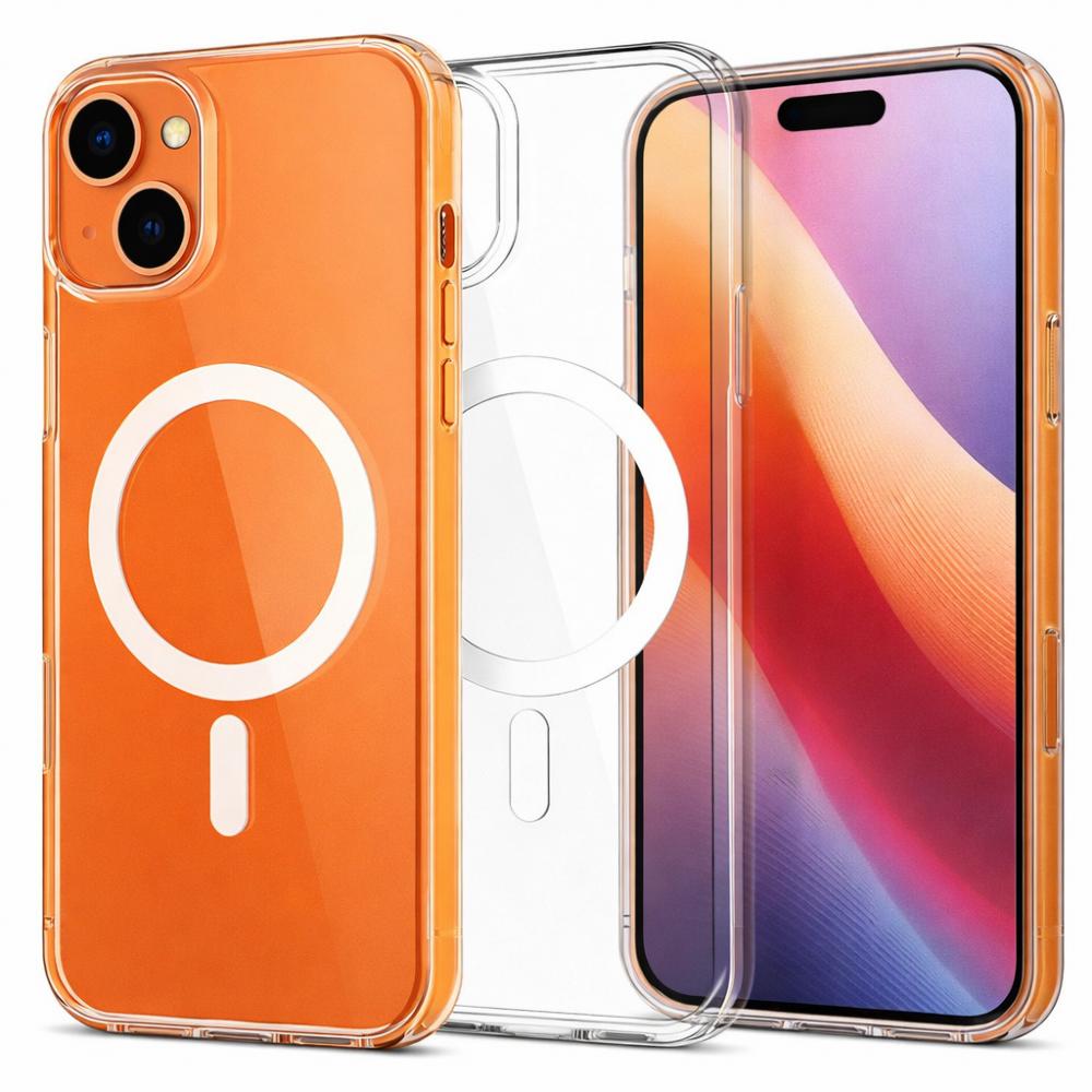 Θήκη TPU Ancus Magnetic Ring για Apple iPhone 17 Διάφανη