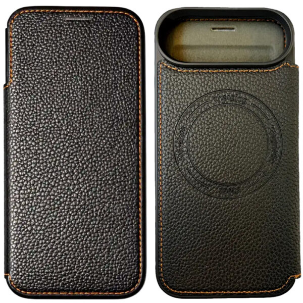 Θήκη Folio TPU Ancus Magnetic Ring για Apple iPhone Air Μαύρη