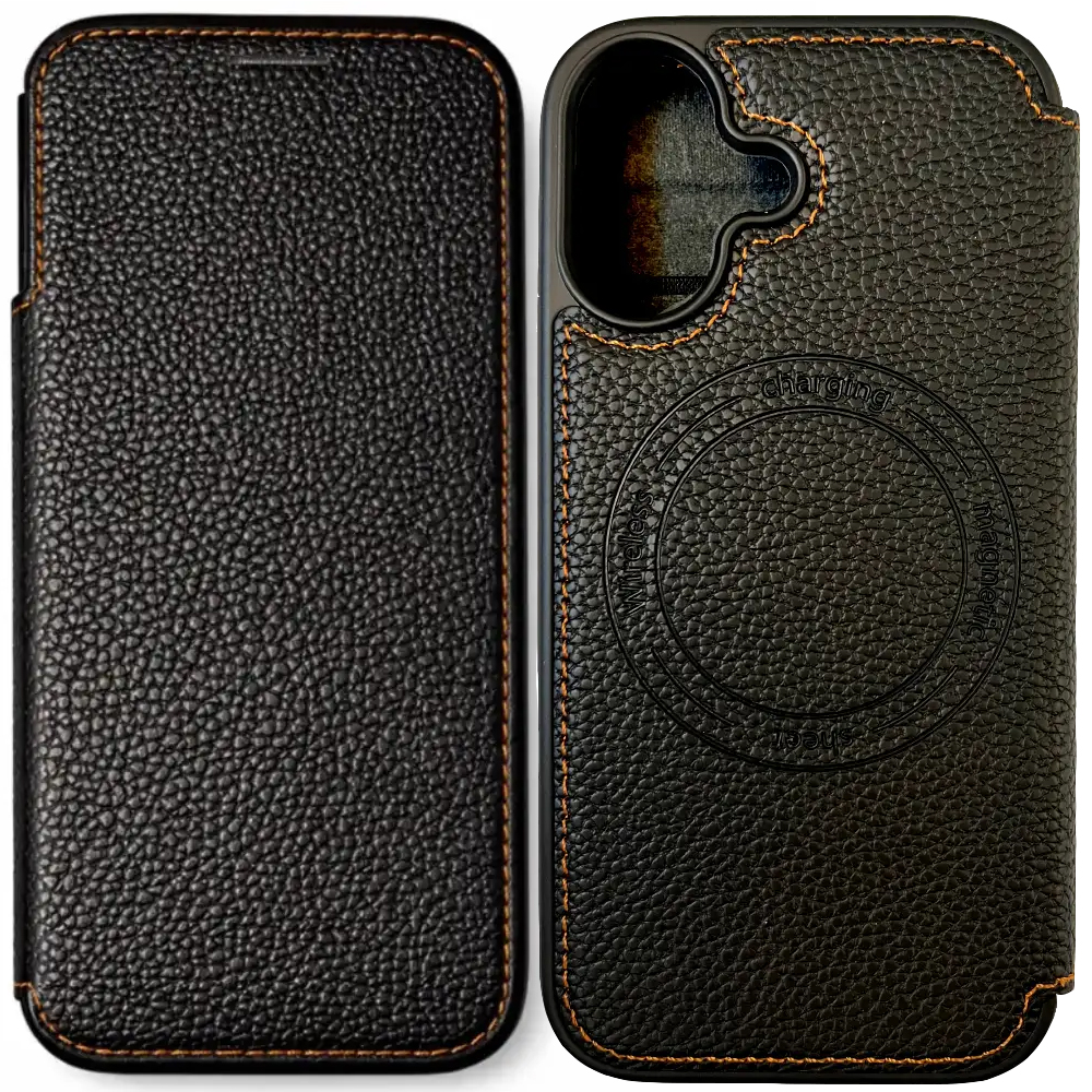 Θήκη Folio TPU Ancus Magnetic Ring για Apple iPhone 17 5G Μαύρη