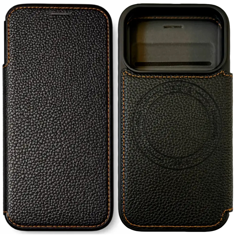 Θήκη Folio TPU Ancus Magnetic Ring για Apple iPhone 17 Pro Max iPhone 18 Pro Max Μαύρη