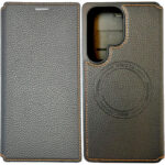 Θήκη Folio TPU Ancus Magnetic Ring για Samsung S938 Galaxy S25 Ultra 5G Μαύρη