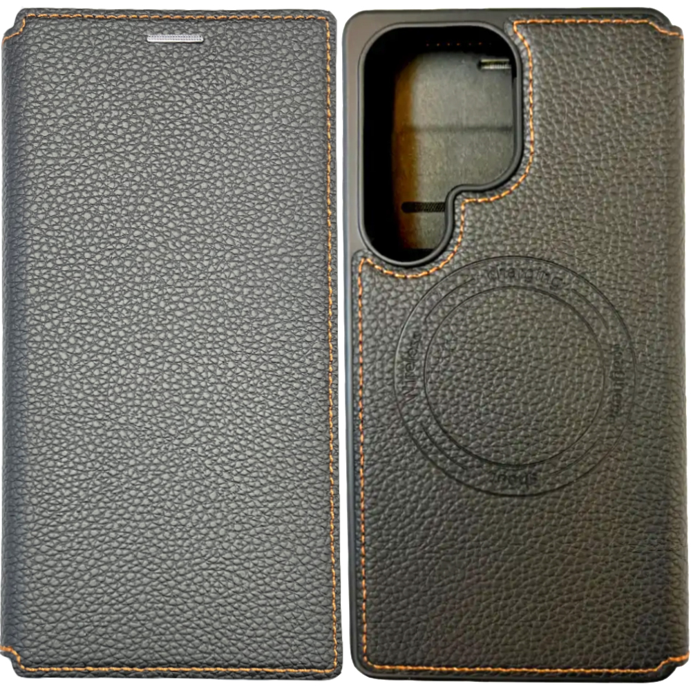 Θήκη Folio TPU Ancus Magnetic Ring για Samsung S938 Galaxy S25 Ultra 5G Μαύρη