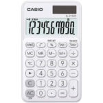 Αριθμομηχανή Dual 10 Ψηφίων LCD Display Casio SL-310UC-WE Λευκή