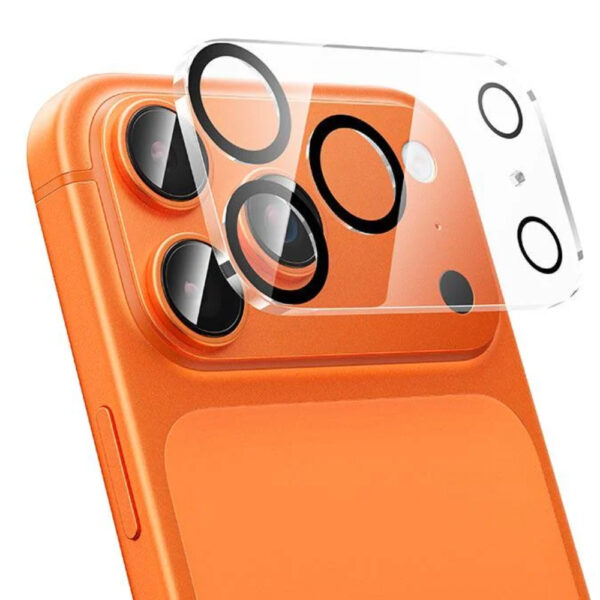 Προστασία Κάμερας Hoco G13 3D Night Shooting Circle Lens Glass για Apple iPhone 17 Pro Max 5G Μαύρο 25 Τεμ.