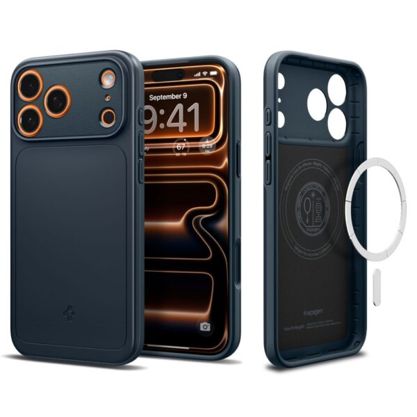 Θήκη Spigen Thin Fit Magsafe για Apple iPhone 17 Pro Max iPhone 18 Pro Max Σκούρο Μπλε