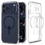 Θήκη Spigen Ultra Hybrid Magsafe για iPhone Apple 17 Pro iPhone 18 Pro Διάφανη-Σκούρο Μπλε