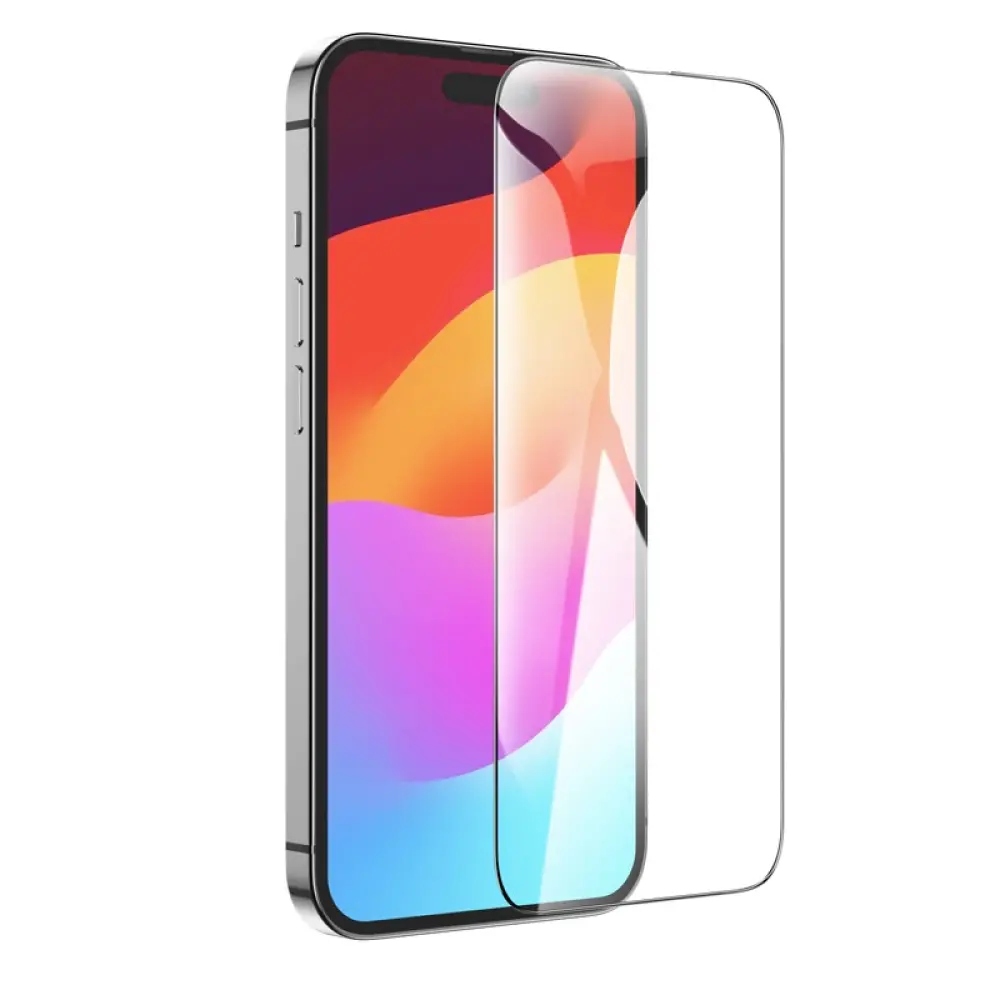 51863.jpg Tempered Glass Hoco Premium Series G14 0.33mm HD Full Screen Large Arc Edges Protection HD 3D για Apple iPhone 15 Pro