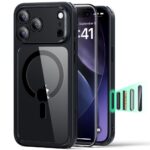 Θήκη Esr Classic Hybrid Magsafe με Tempered glass για iPhone Apple 17 Pro iPhone 18 Pro Διάφανη-Μαύρη