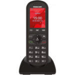 Maxcom MM39D SE 4G 2.4" 1000mAh με Μεγάλα Πλήκτρα, Ραδιόφωνο και Βάση Φόρτισης Μαύρο