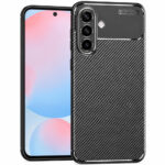 Θήκη Ancus AutoFocus Carbon Fiber για Samsung Galaxy A36 5G A37 5G Μαύρη