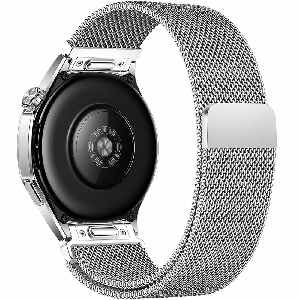 Watchband Hoco WH28 Pretty Series Steel Strap για Samsung Huawei Xiaomi Vivo OPPO κα 22mm Universal Ασημί