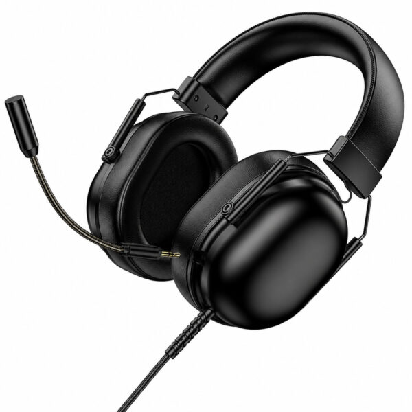 Ακουστικά Ενσύρματα Gaming Hoco W113 Dynamic Surround Stereo USB7.1 με Αποσπώμενο Μικρόφωνο Καλώδιο USB-A 2m Μαύρα