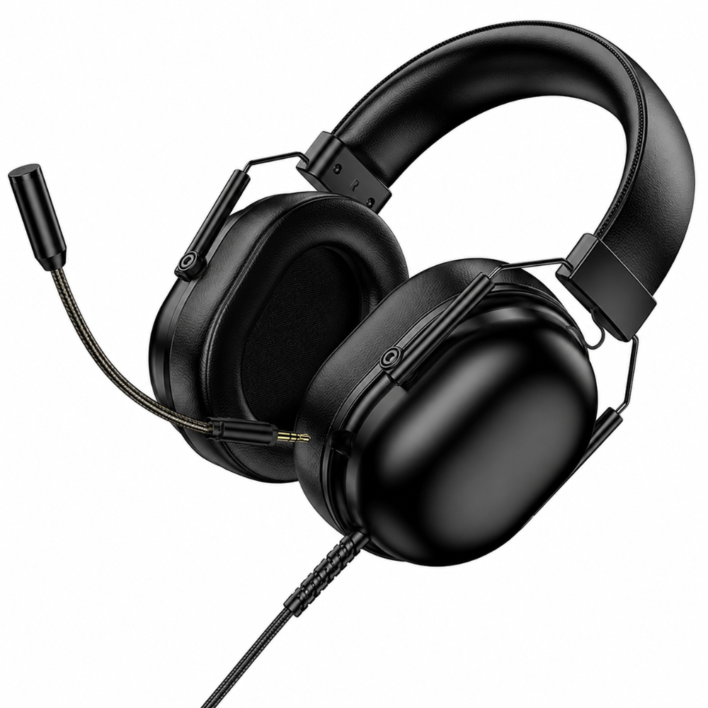 52273.jpg Ακουστικά Ενσύρματα Gaming Hoco W113 Dynamic Surround Stereo USB7.1 με Αποσπώμενο Μικρόφωνο Καλώδιο USB-A 2m Μαύρα