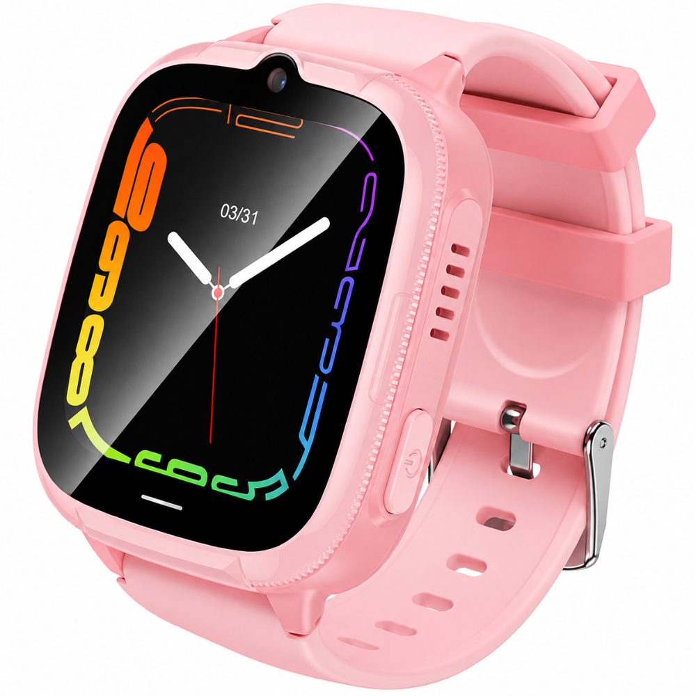 52360.jpg Kids Smartwatch Hoco Y106 4G 730mAh 1.83” LCD GPS Κάμερα με Δυνατότητα Κλήσεων και Μηνυμάτων IPX7 Ροζ