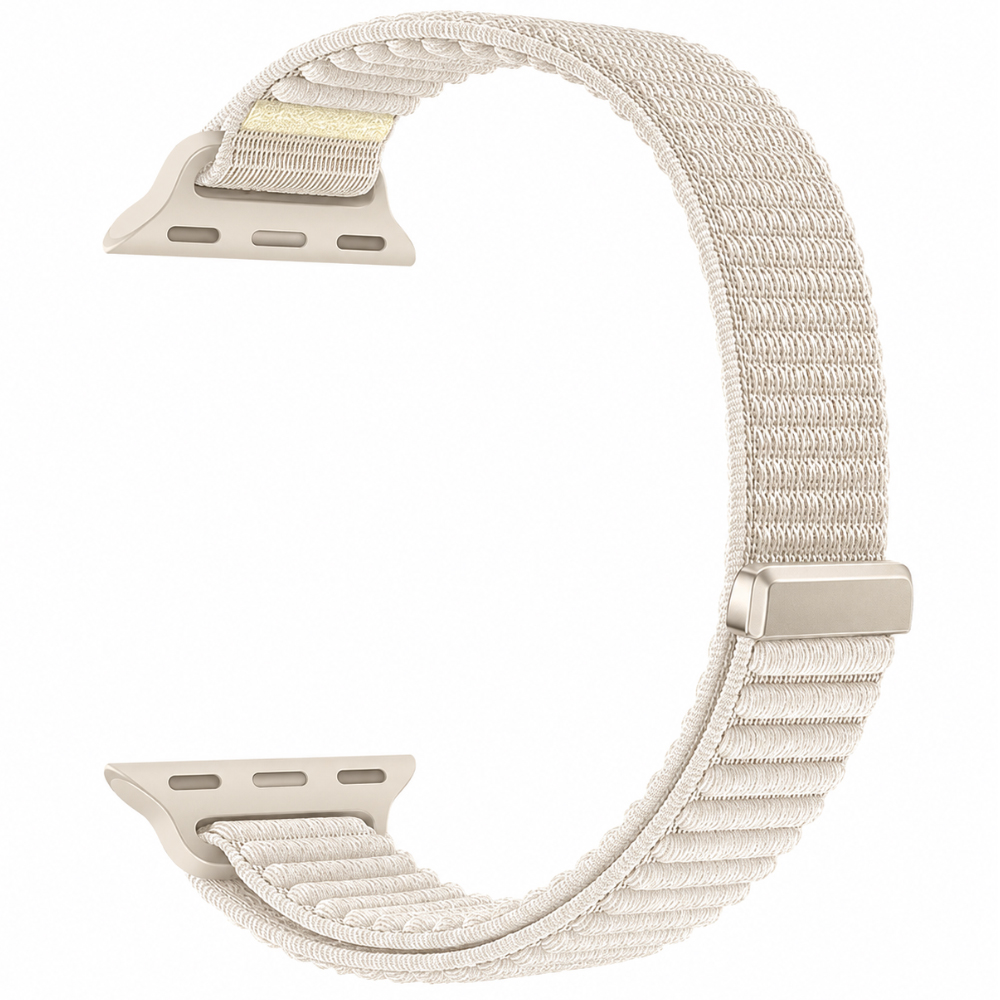 Watchband Hoco WA41 Parkour Series 44/45/46/49mm Nylon Strap για Apple Watch series 1/2/3/4/5/6/7/8/9/se/ultra1/ultra2 Λευκό