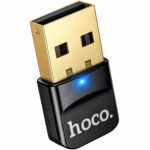 Αντάπτορας Wireless Hoco UA100 USB-A Bluetooth v6.0 με Δυνατότητα Σύνδεσης έως και 7 Συσκευών Μαύρος