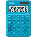 Αριθμομηχανή Dual 12 Ψηφίων LCD Display Casio MS-20UC-BU Μπλε