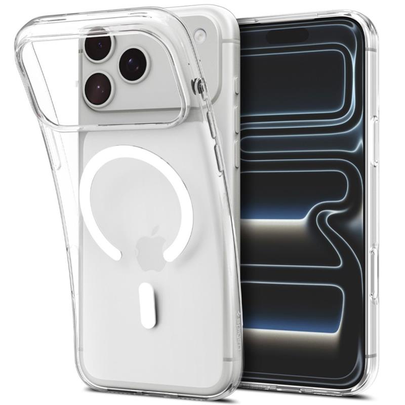 Θήκη TPU Spigen Apple iPhone 18 Pro Max/ 17 Pro Max MagSafe Liquid Crystal Διάφανο-Λευκό