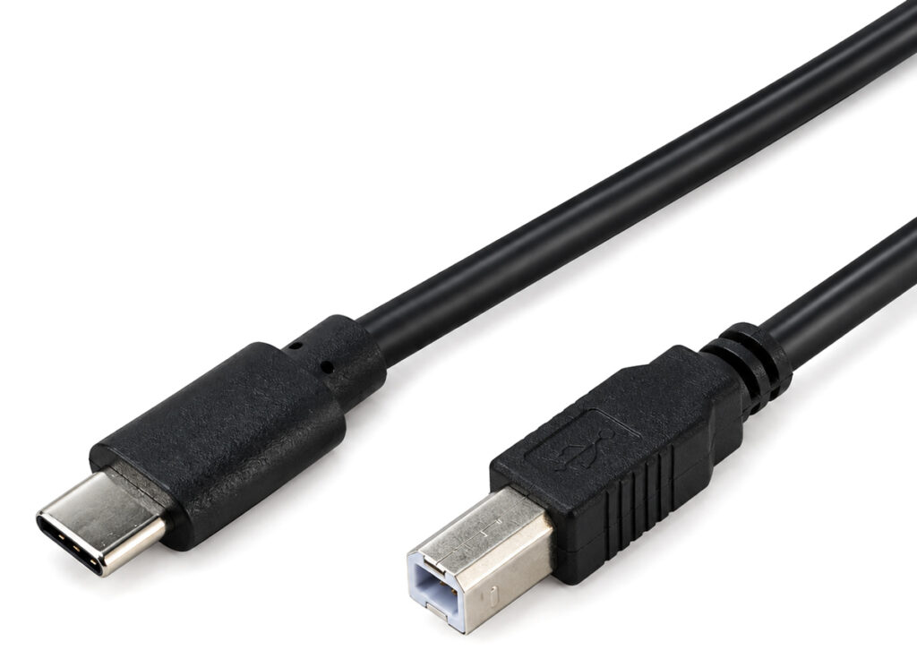 POWERTECH καλώδιο USB-C σε USB Type Β CAB-U165, 480Mbps, 1m, μαύρο