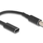 POWERTECH αντάπτορας τροφοδοσίας laptop CAB-UC074, USB-C σε HP 7.4x5.0mm, μαύρος