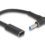 POWERTECH αντάπτορας τροφοδοσίας laptop CAB-UC075, USB-C σε HP 4.5x3.0mm, μαύρος