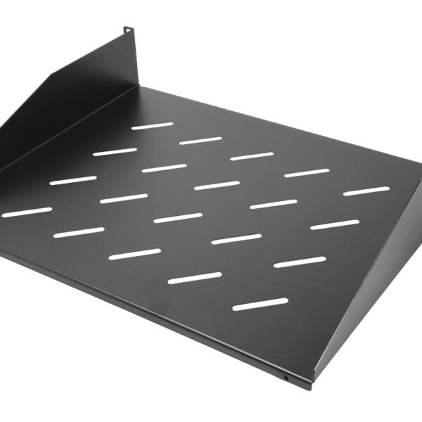 POWERTECH σταθερό ράφι για rack 19" NETW-0054, 2U, βάθος 350mm, μαύρο