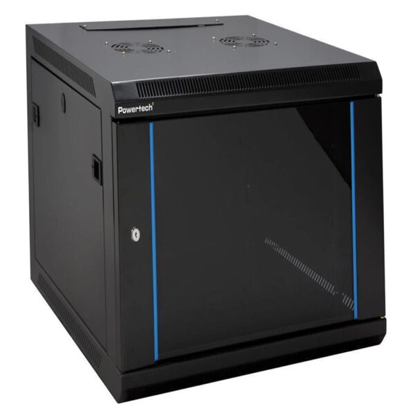 POWERTECH επιτοίχια καμπίνα rack 19" NETW-0055, 600 x 450 x 636mm, 12U