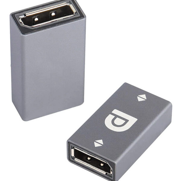 POWERTECH αντάπτορας DisplayPort PT-1643, 8K/60Hz, 32.4 Gbps, γκρι