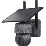 SECTEC smart ηλιακή κάμερα κυνηγού ST-517C, 3MP, 4G, PIR, PTZ, SD, IP65